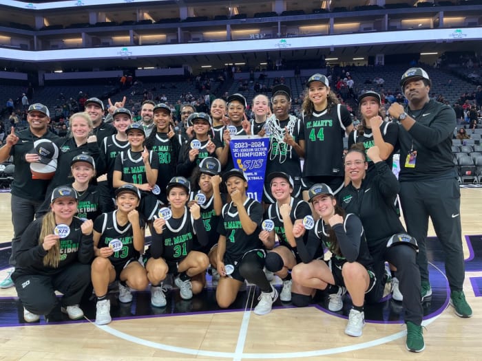 St. Mary's celebrates the program's 22 section title and ninth D! crown since 2013.